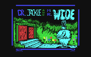 Dr. Jackle and Mr. Wide Title Screen
